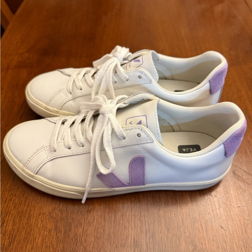 Veja Esplar Leather Extra White Lavande
